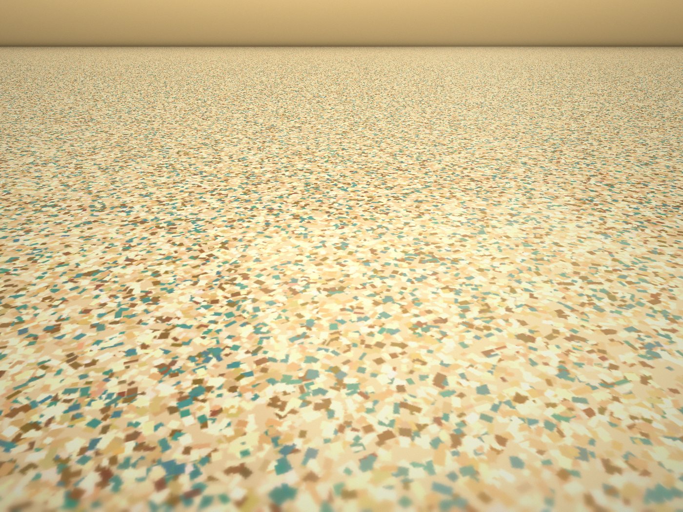 Sandy flake pool deck coating with teal accents in Keller